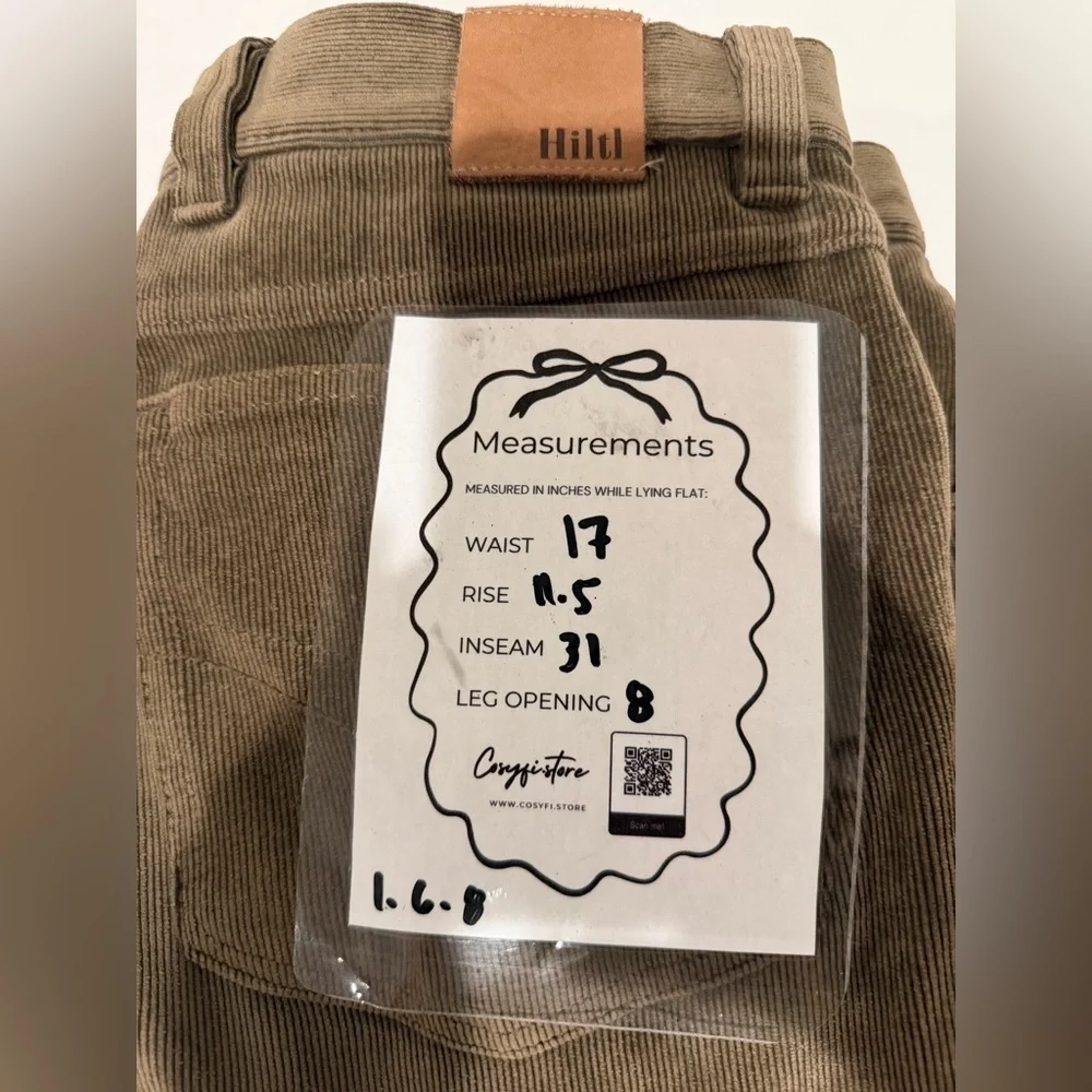 Hiltl Brown Corduroy Pants size 34 (34 x 31)